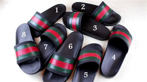 cheap fake gucci flip flops|gucci slides are they real.